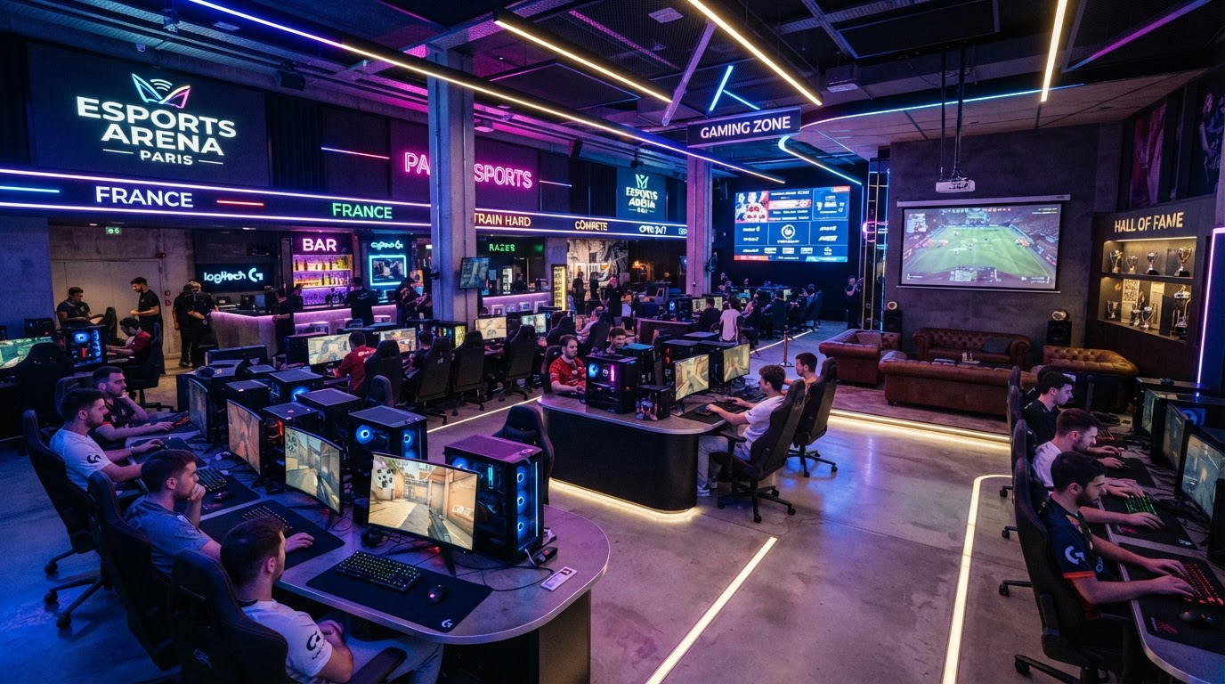 Espace Commun — zone de jeu partagée et détente